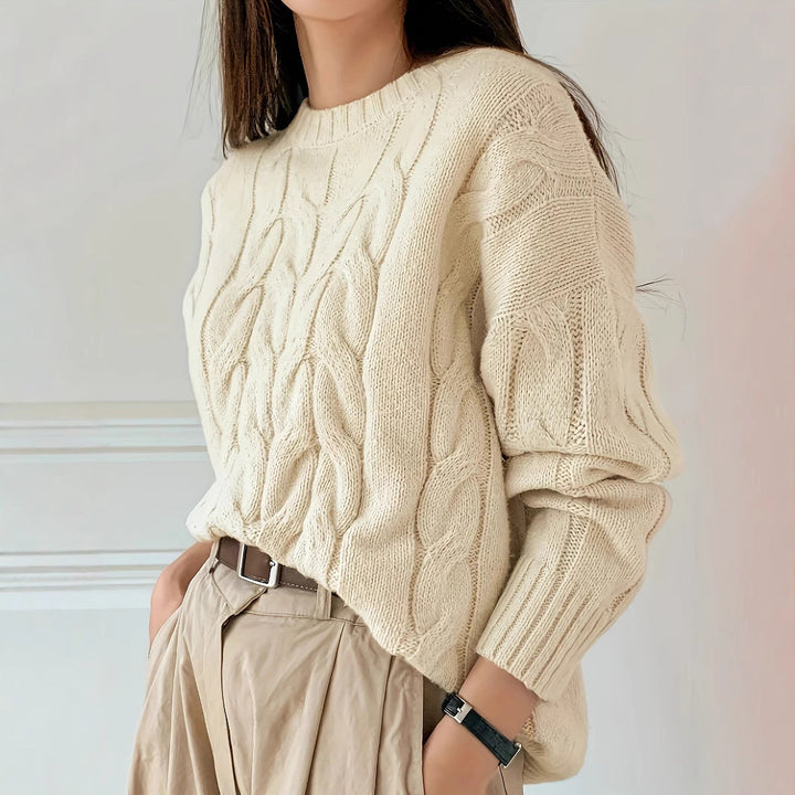 Melianth | Oversize Schulterfreier Pullover