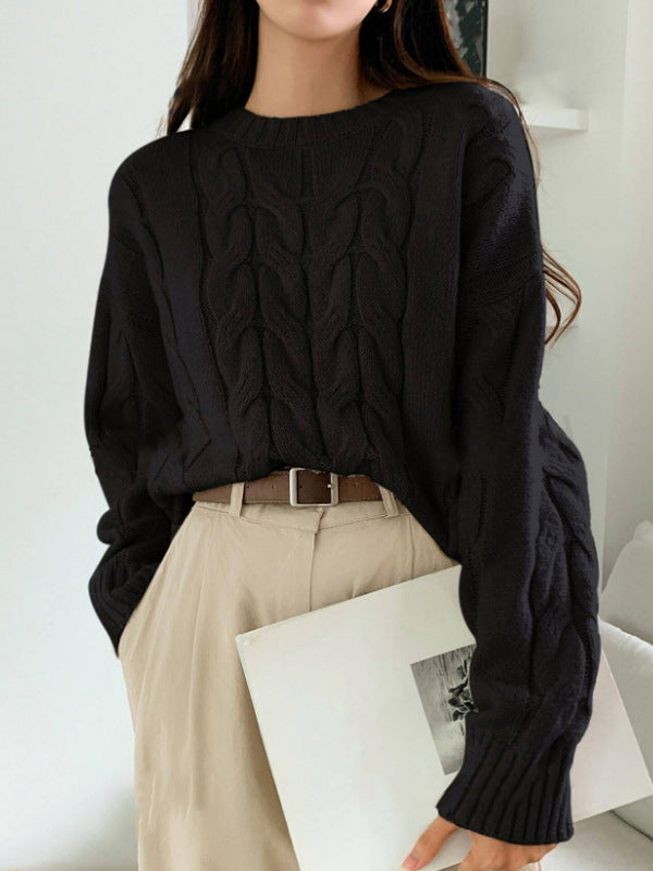 Melianth | Oversize Schulterfreier Pullover