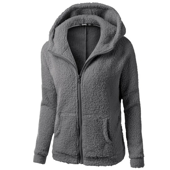 Bernadette - Teddy Fleece Vest Dames - Knuffelzacht - Met Capuchon en Zakken