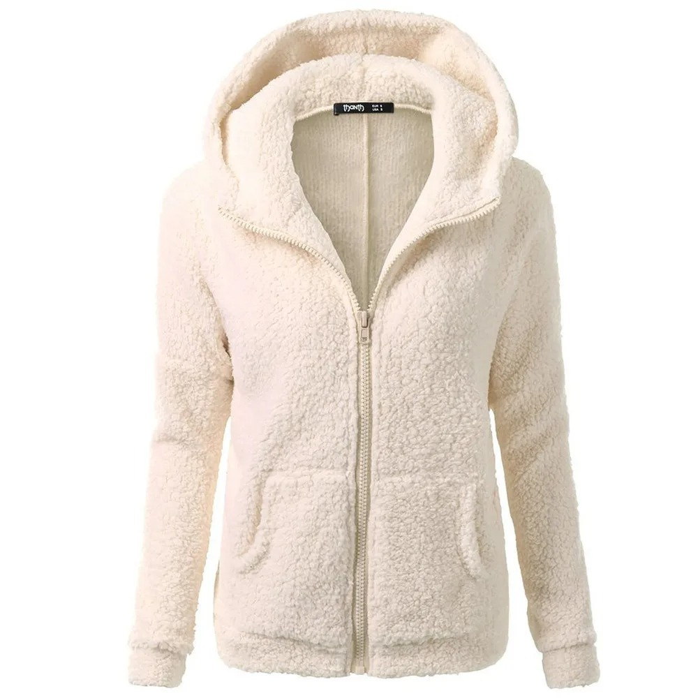 Bernadette - Teddy Fleece Vest Dames - Knuffelzacht - Met Capuchon en Zakken