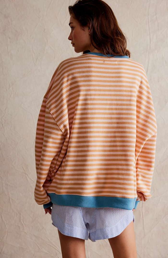 Robyn™ | Übergroßer Pullover mit Streifen