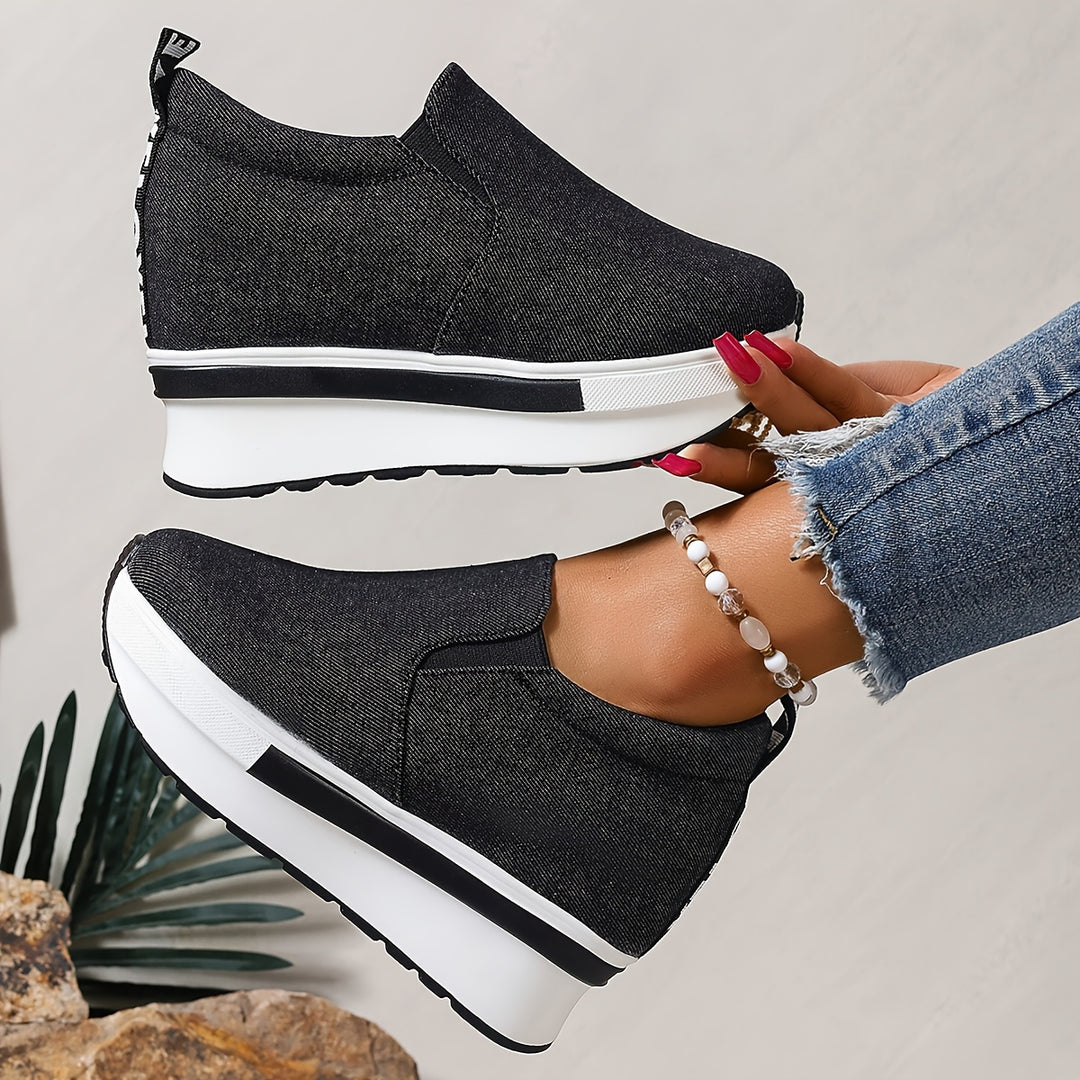 Gloria™ | Leichte Low-Top-Schuhe aus Denim-Stoff