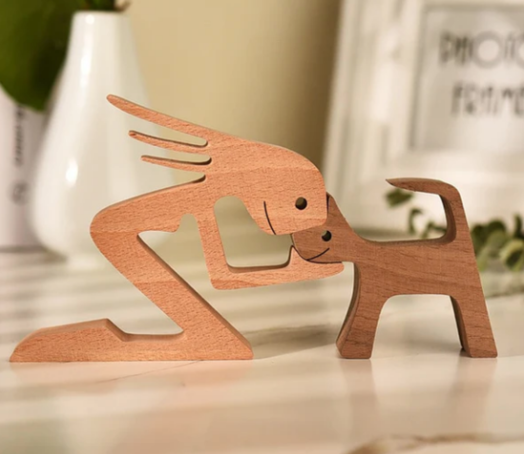 Otto™ | Natürliche Tierfigur aus Holz