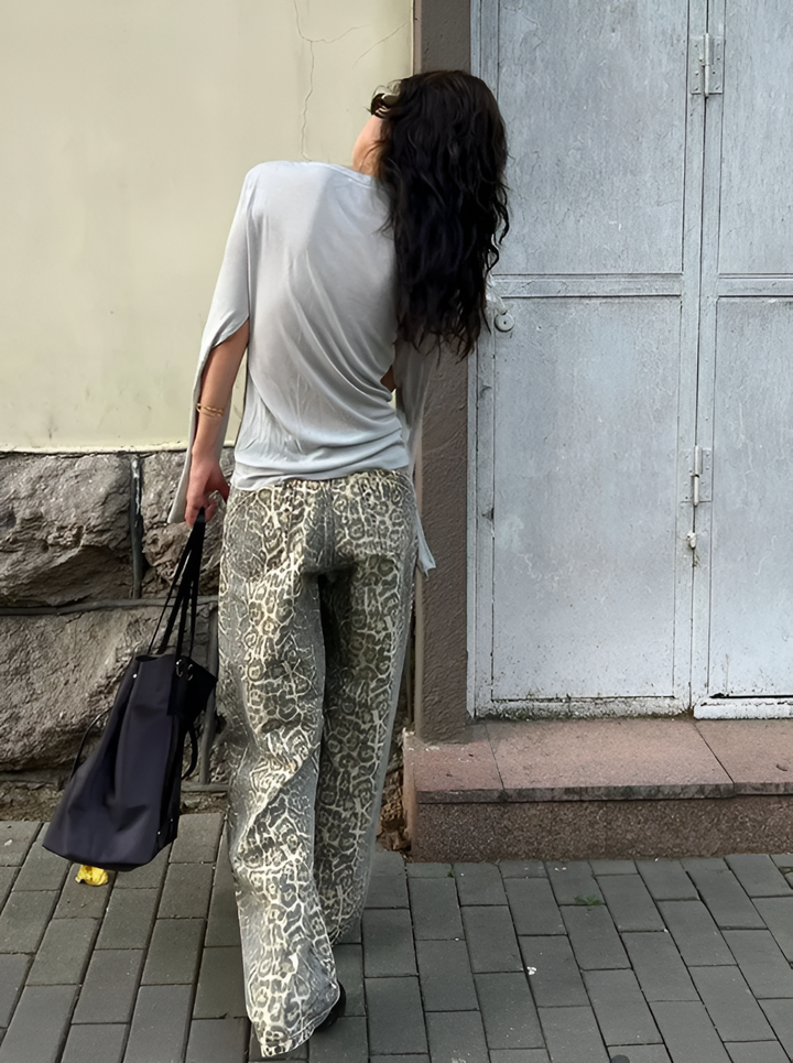 Charlotte ™ |  Leopard Denim Jeans