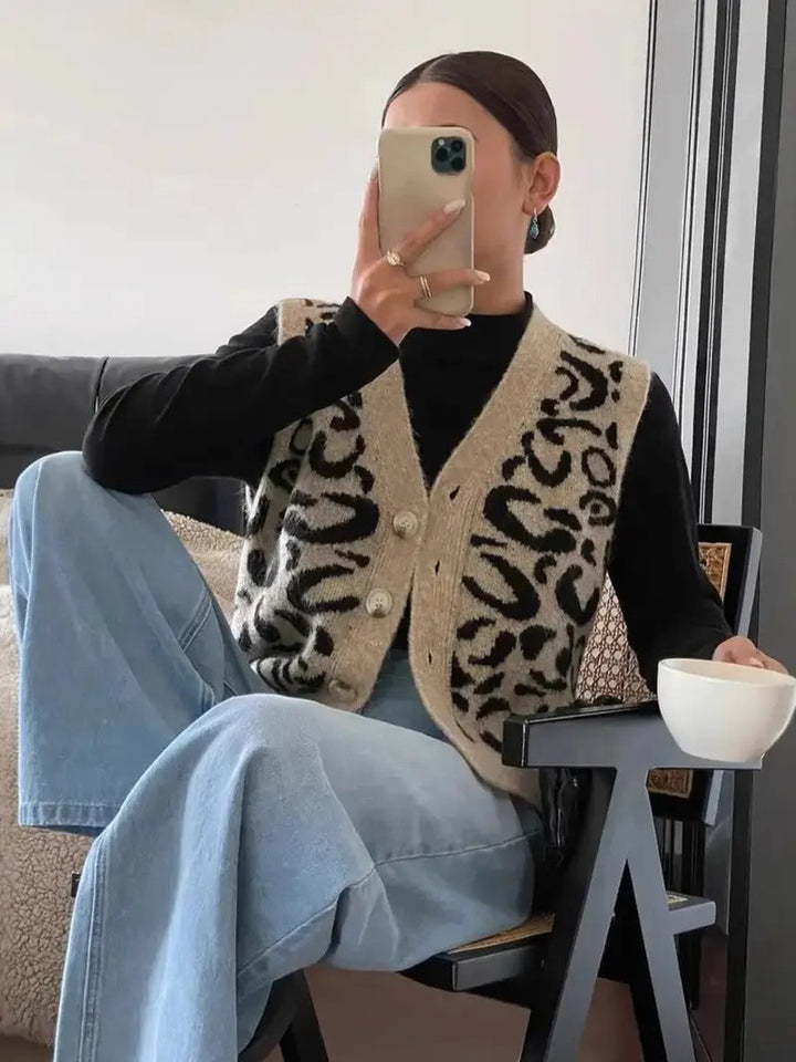 Ciara | Strick Weste Damen