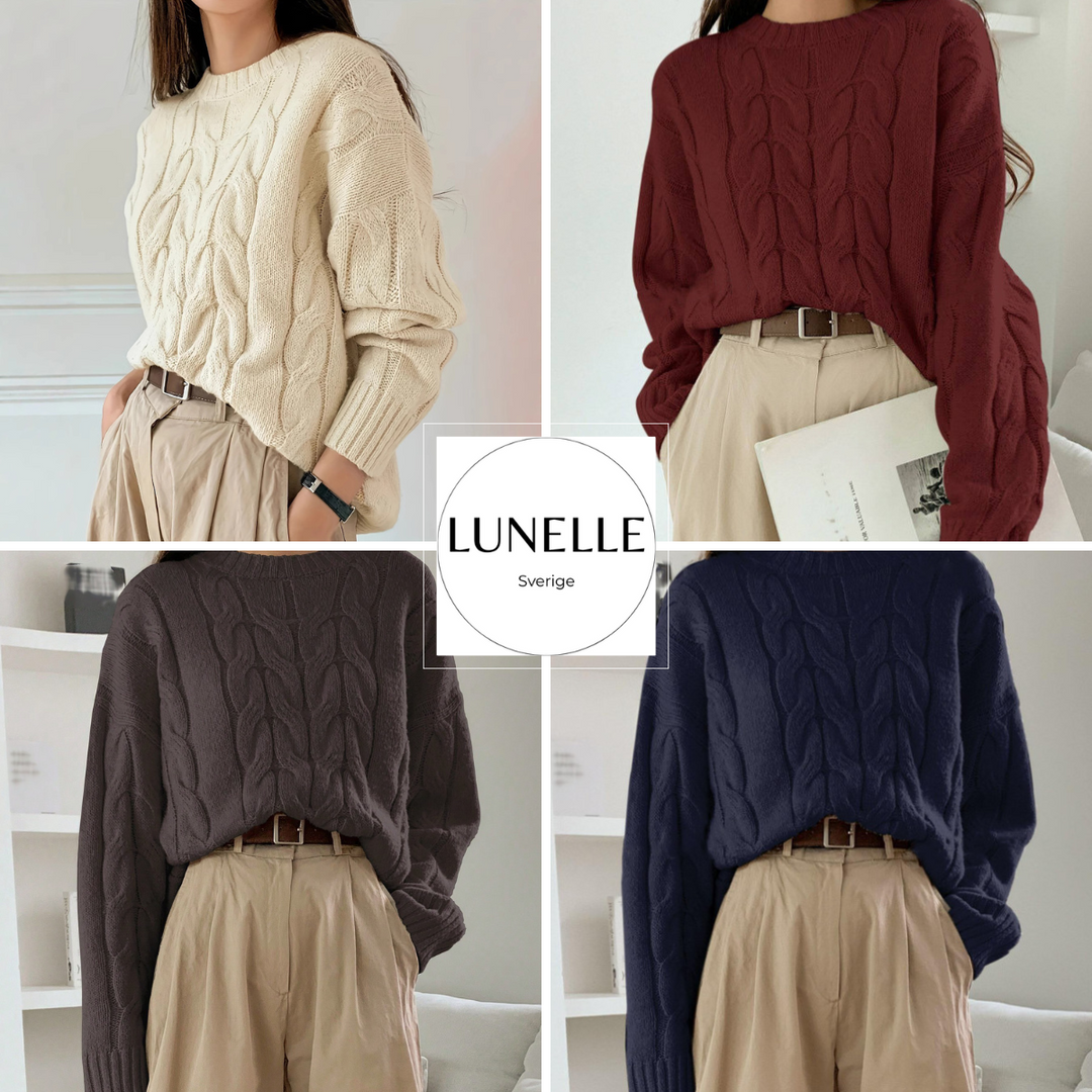 Melianth | Oversize Schulterfreier Pullover