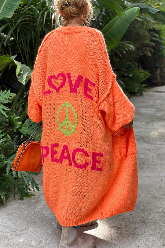 Hilda™ | Peace Stylische Strickjacke