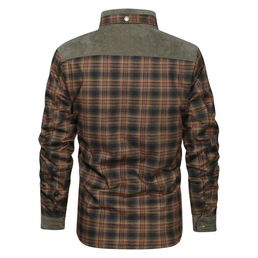 Henri™ | Schlichte Flanelljacke