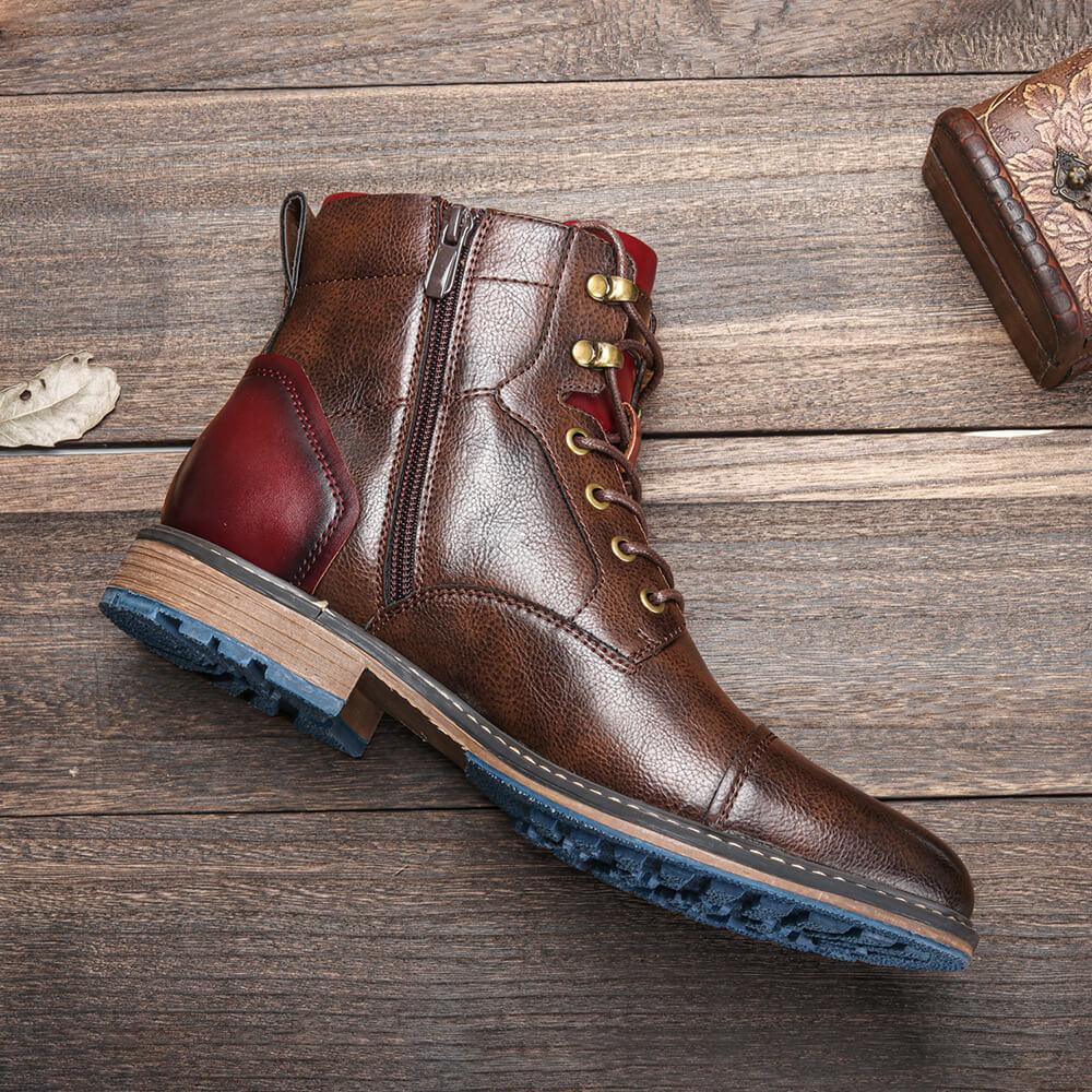 Romel™ | Handgefertigte Oxford-Stiefel aus hochwertigem Leder für Männer